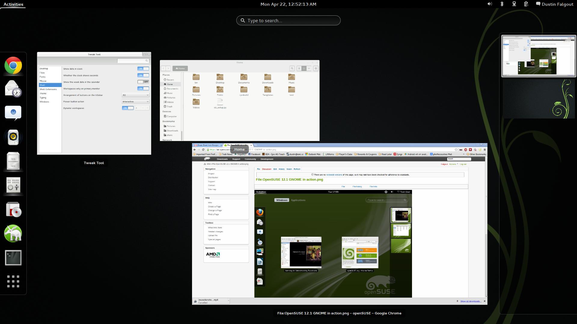 GNOME 3.8 Screenshot-activities.jpg