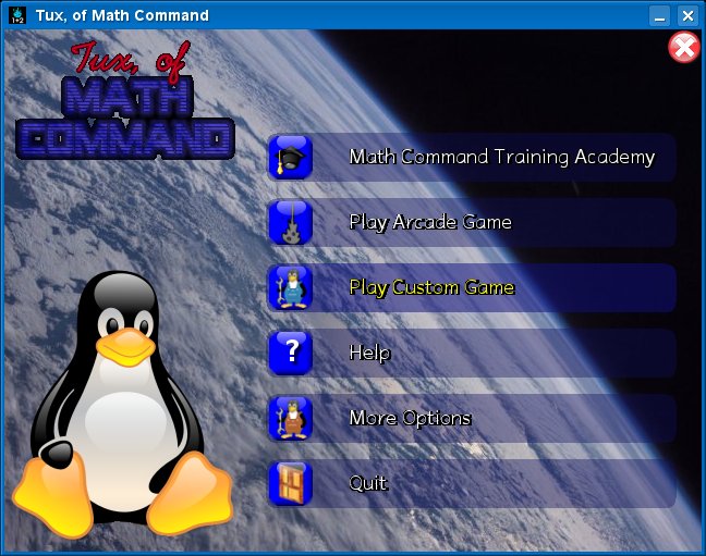 Uma abordagem sobre o Software Educacional Tux, Of Math Command