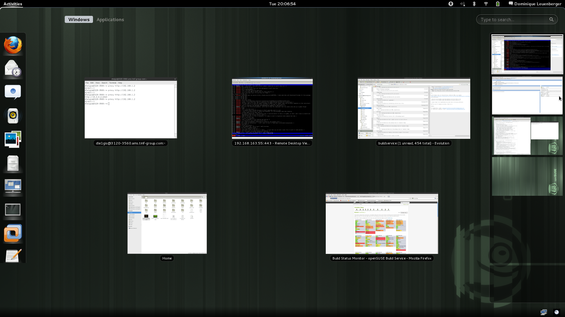 Dimstar's GNOME3 Desktop (openSUSE 11.4).