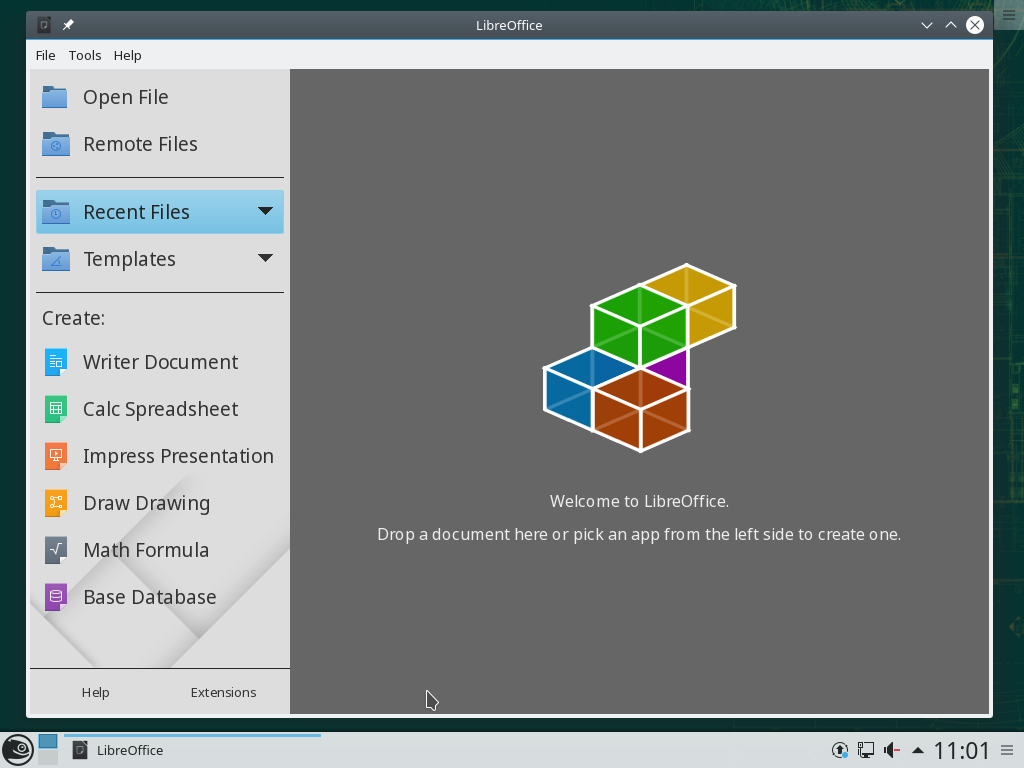 KDE LibreOffice Main Window Leap 15 1.png