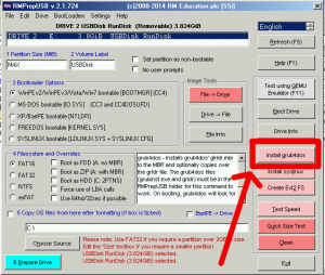 Grub4dos как установить windows 10